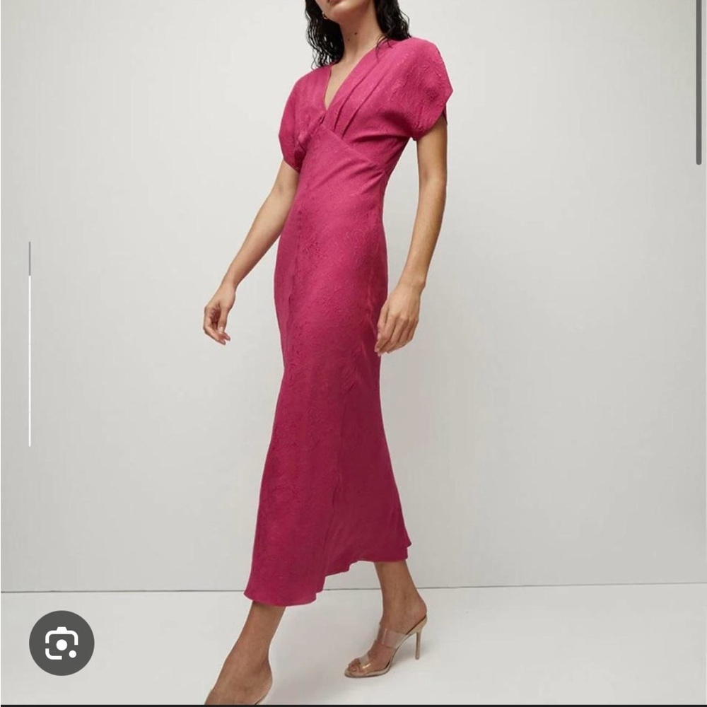 Veronica Beard Fuchsia Maxi Dress